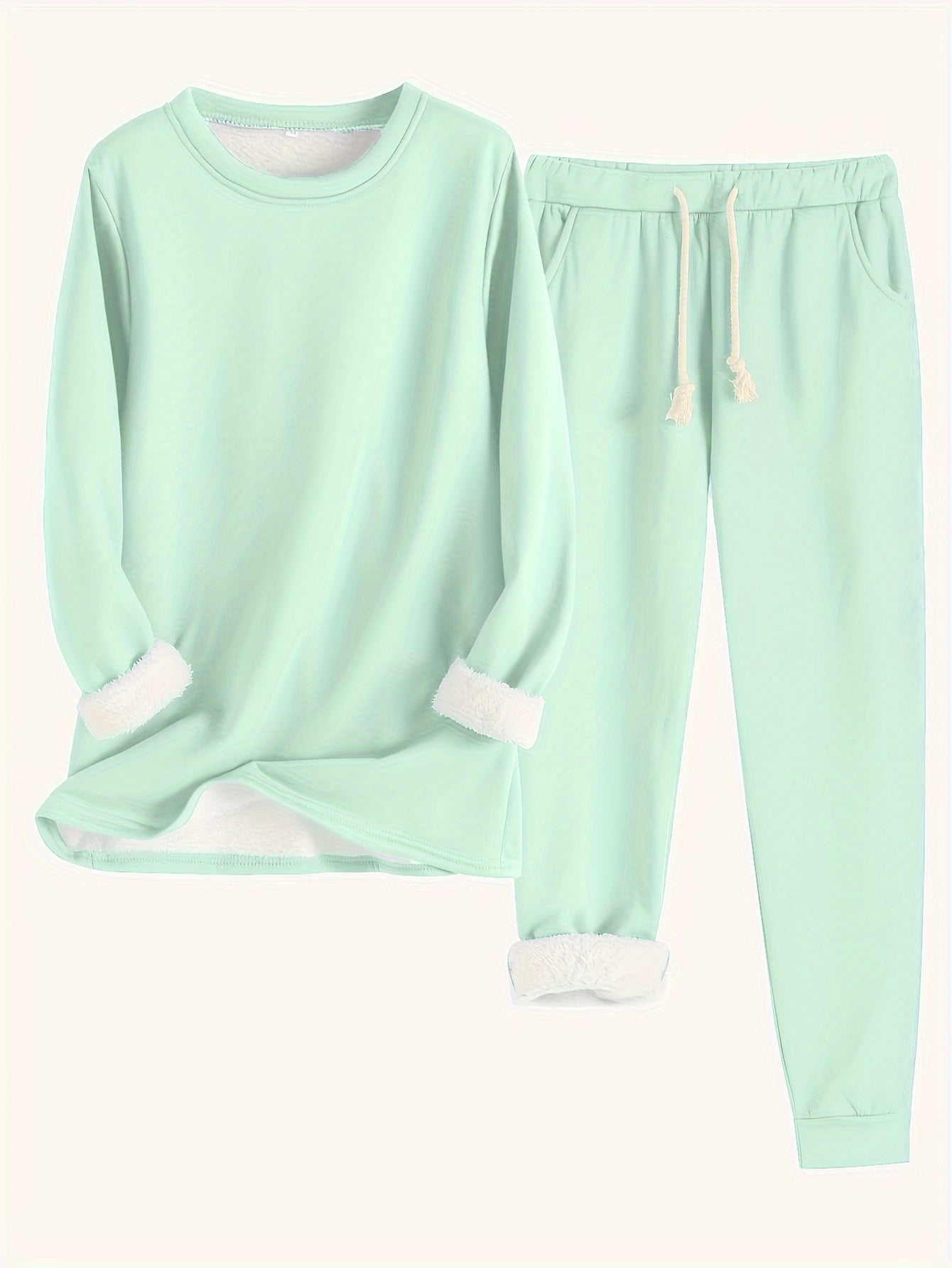Noellee – Bequemes Damen-Lounge-Set mit Pullover und Jogginghose – Ansicht 10