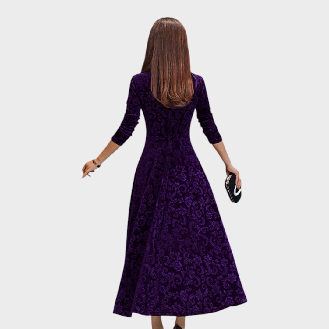 Debbie – Festliches Samtkleid – Ansicht 3