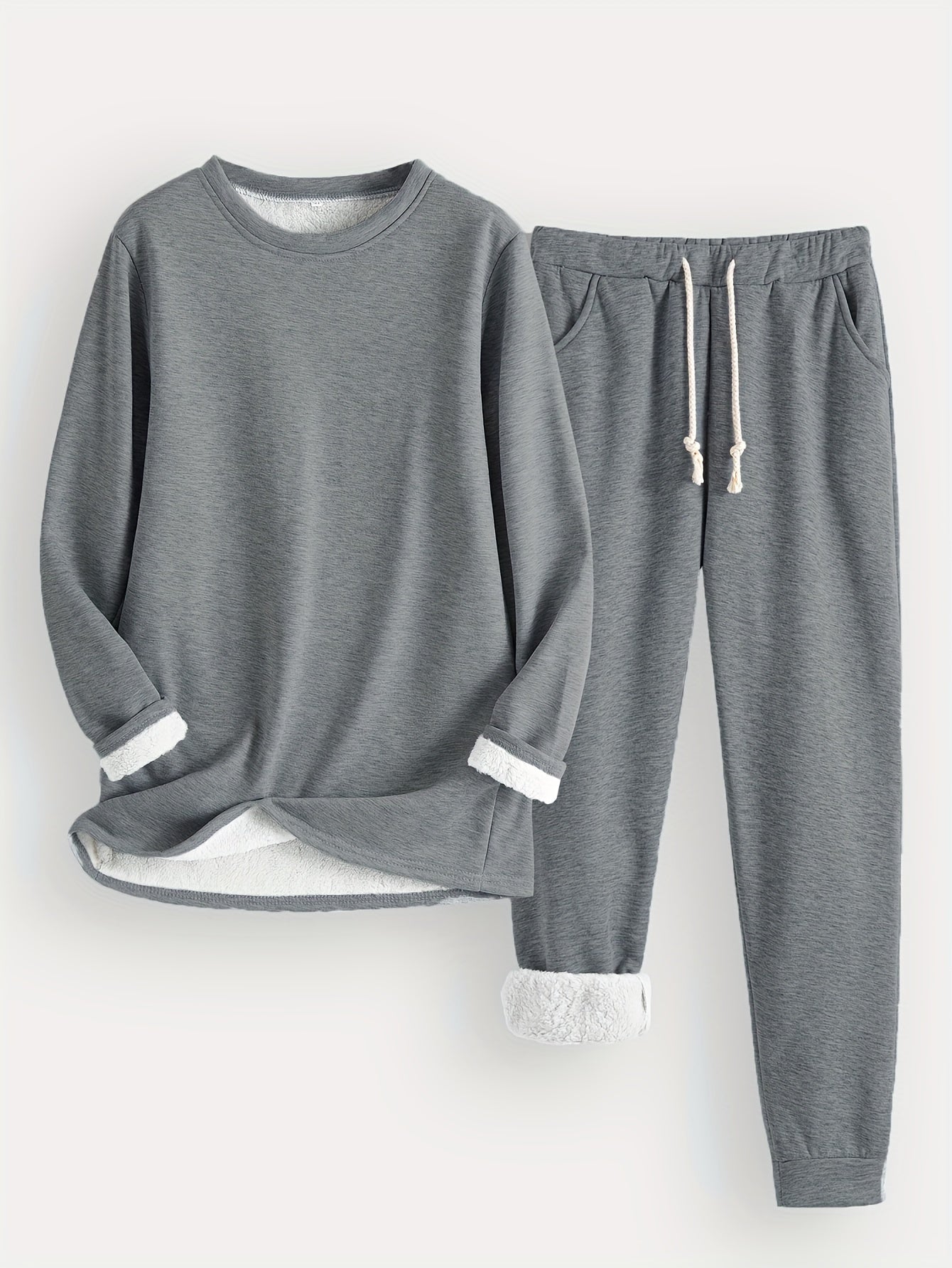 Noellee – Bequemes Damen-Lounge-Set mit Pullover und Jogginghose – Ansicht 3