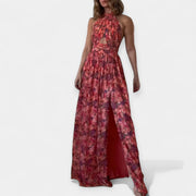 Luftiges Damenkleid mit offenem Rücken