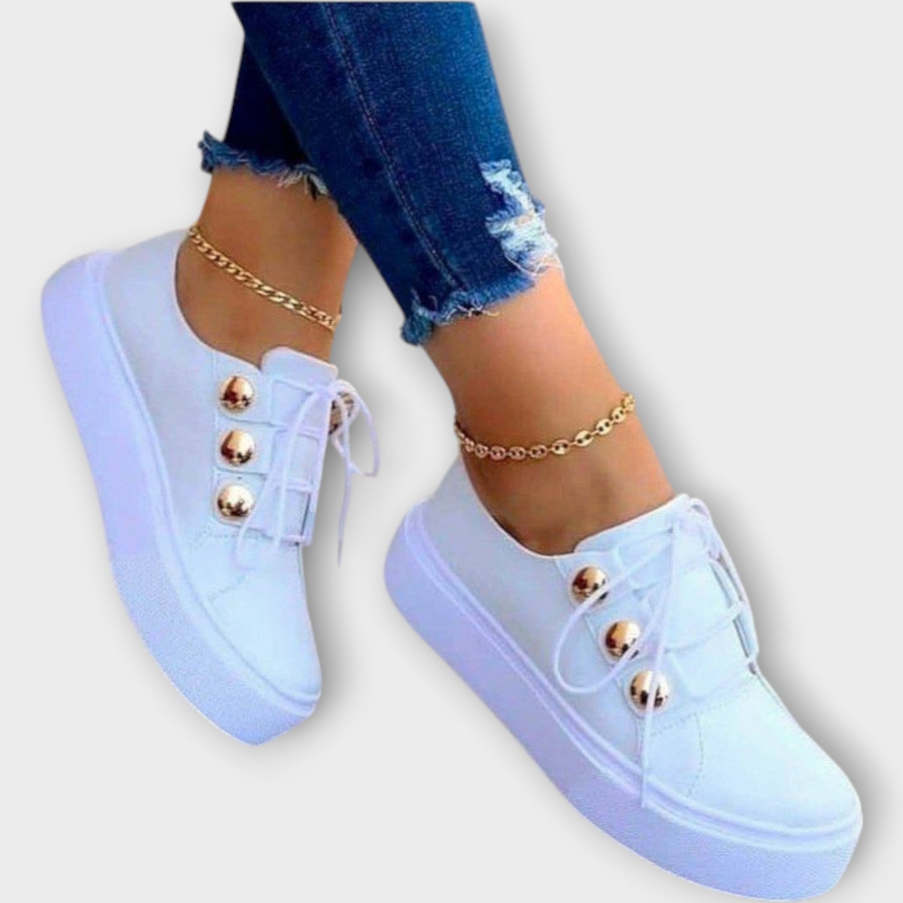 Stilvolle minimalistische Sneaker für Damen – Ansicht 2