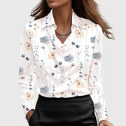 Damenbluse Sylvie mit Glitzer und Plissee-Kragen – Ansicht 10