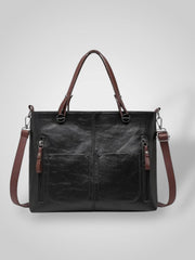 Aria – Lederschultertasche für Damen mit Magnetverschluss – Ansicht 5