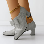 Damen-Pumps Vivienne mit Schleife und Strass – Ansicht 7