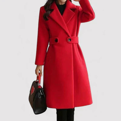 Clara – Damenmantel mit Gürtel – Ansicht 7