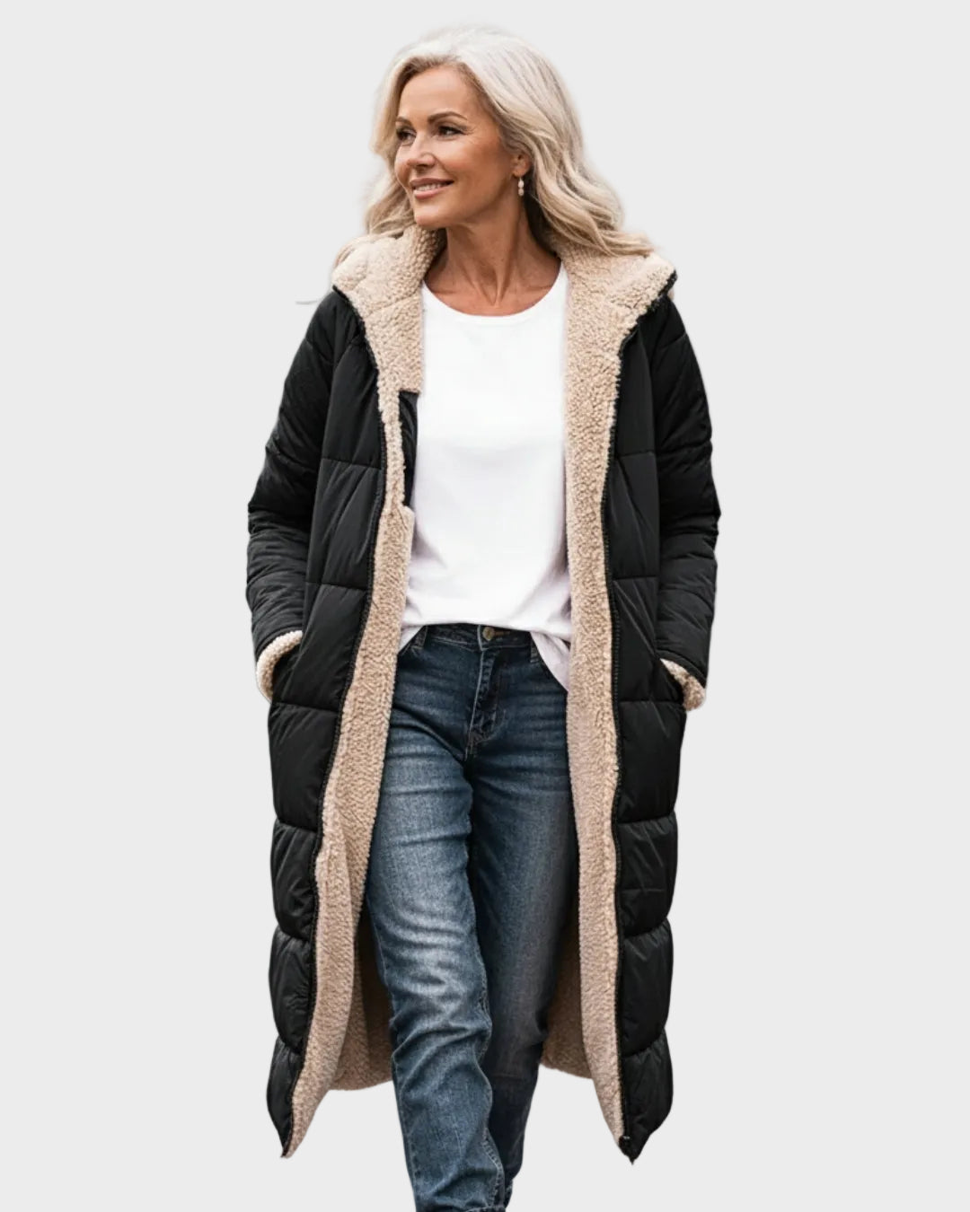 Tyga – Damen-Sherpa-Wintermantel – Ansicht 6