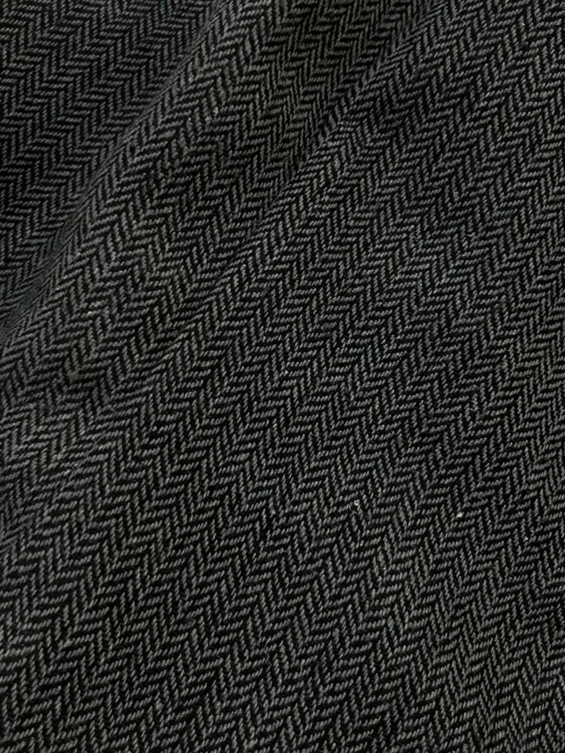 Samantha – Grauer Fischgrät-Blazer für Damen – Ansicht 2