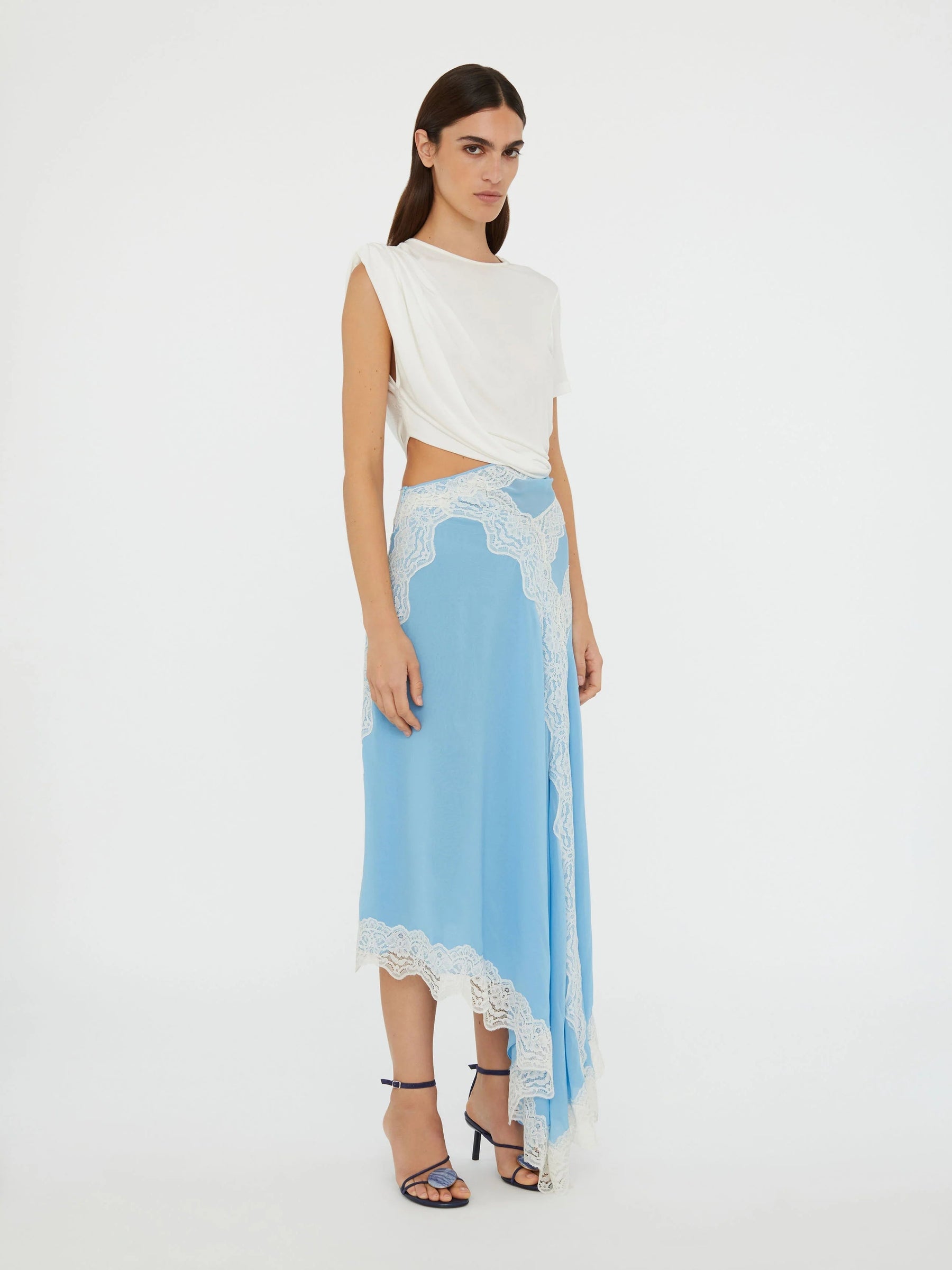Alice – Midikleid für Damen mit gedrehtem Detail – Ansicht 7