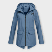 Linda – Stilvolle wasserdichte Damenjacke mit Kapuze – Ansicht 8