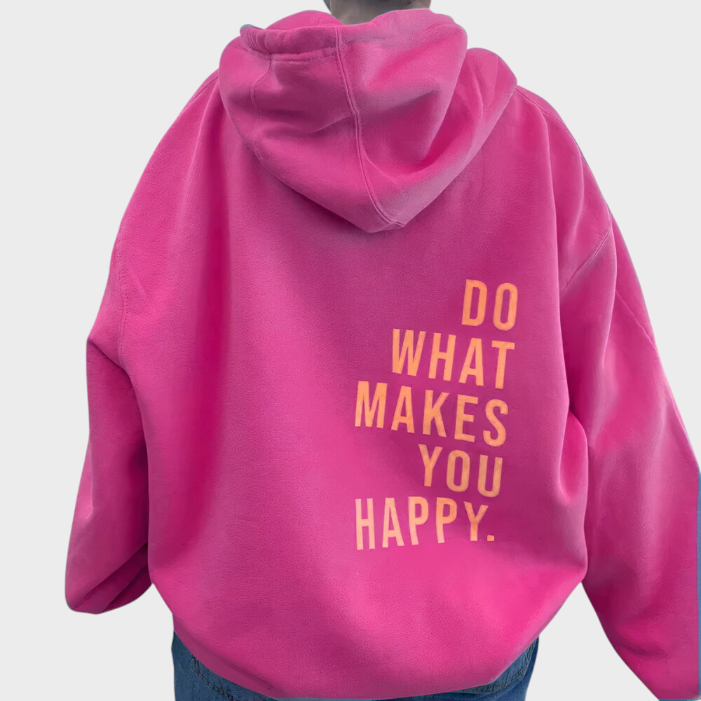 Lulu – Oversized Kapuzenpullover für Damen – Ansicht 2