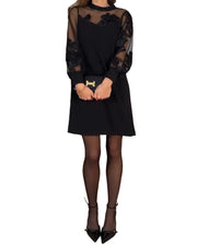 Riley – A-Linien-Kleid mit Mesh-Details