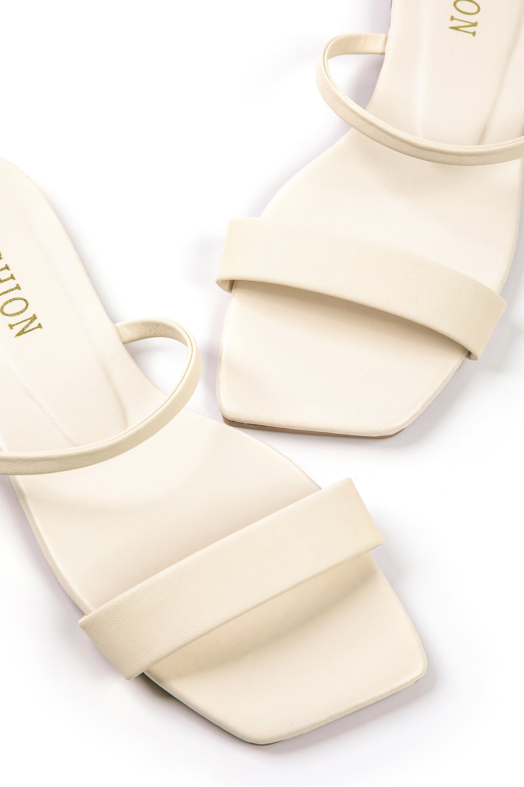 Klassische flache Damen-Sandalen mit eckiger Zehenpartie – Ansicht 8
