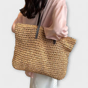 Rome – Gewebte Strohtasche für Damen – Ansicht 7