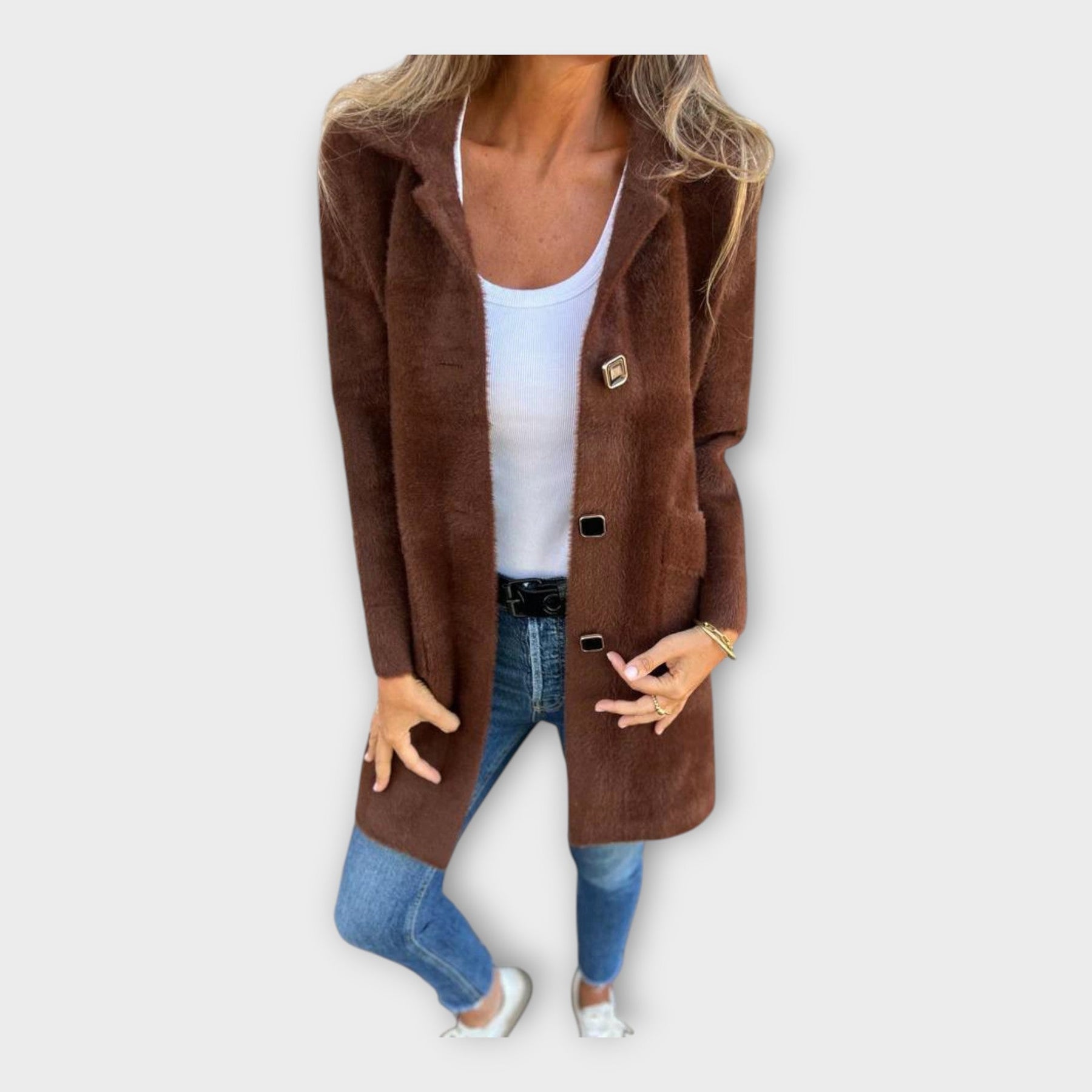 Marce – Eleganter Wollmantel für Damen – Ansicht 3