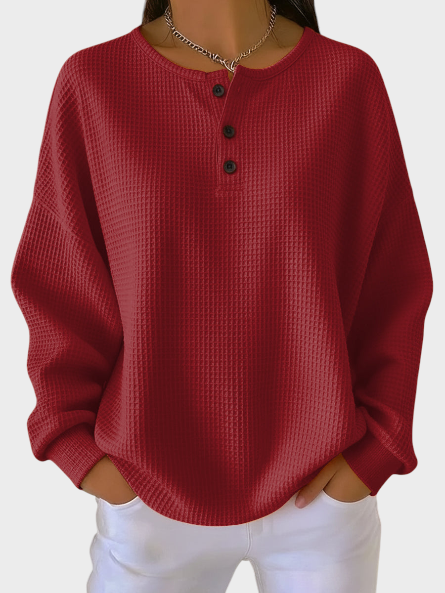 Anne – Lockere Bluse für Damen mit Kragen – Ansicht 3
