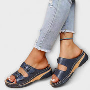 Orthopädische Damen-Ledersandalen – Ansicht 2