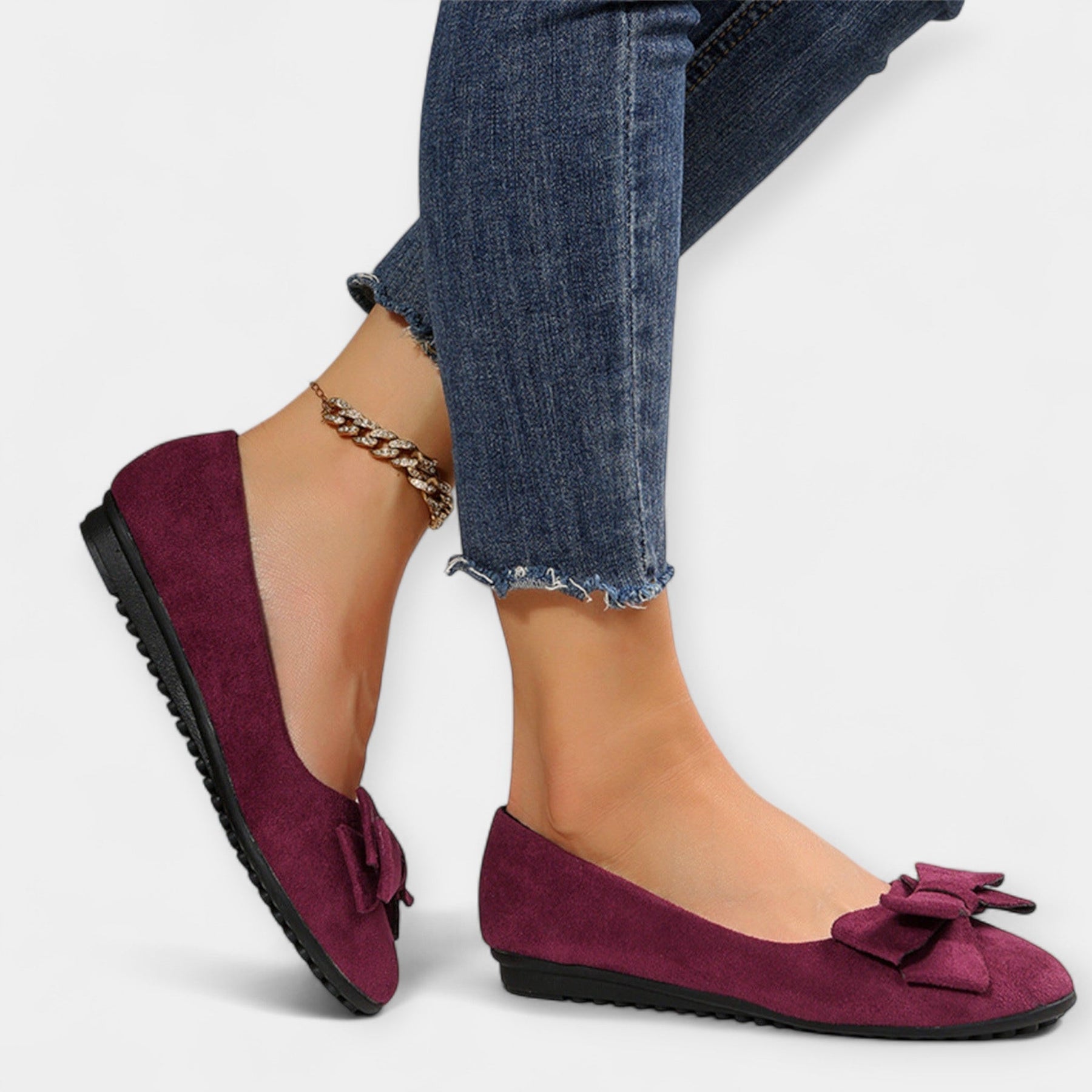 Slip-on-Schuhe für Damen mit Schleife – Ansicht 9