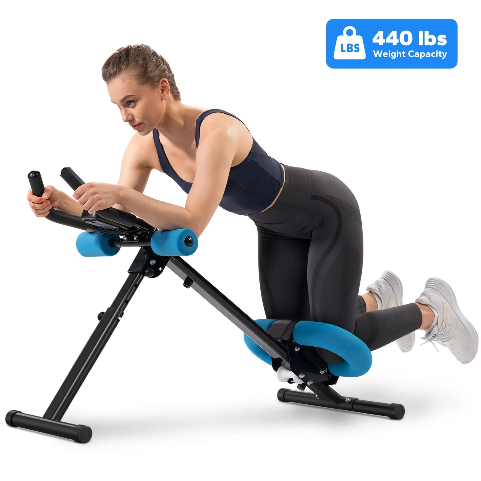 Merach – Verstellbarer Bauchtrainer mit LCD-Display – Ansicht 2
