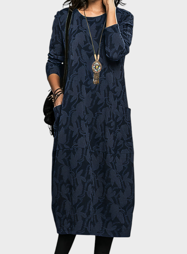 Dina – Elegantes Winterkleid für Damen – Ansicht 3