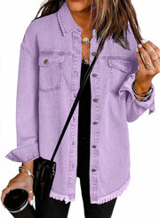 Roxane – Klassische Jeansjacke für Damen – Ansicht 8