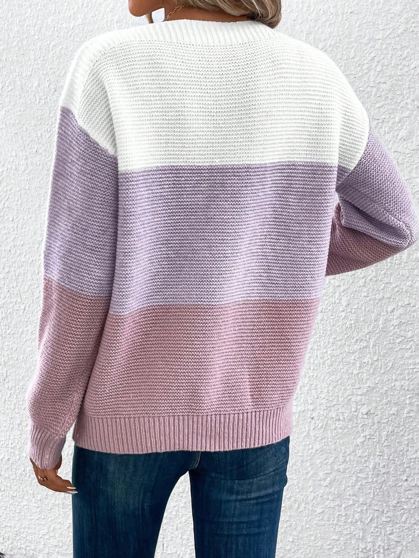 Fenella – Ombré-Stricktop für Damen – Ansicht 9