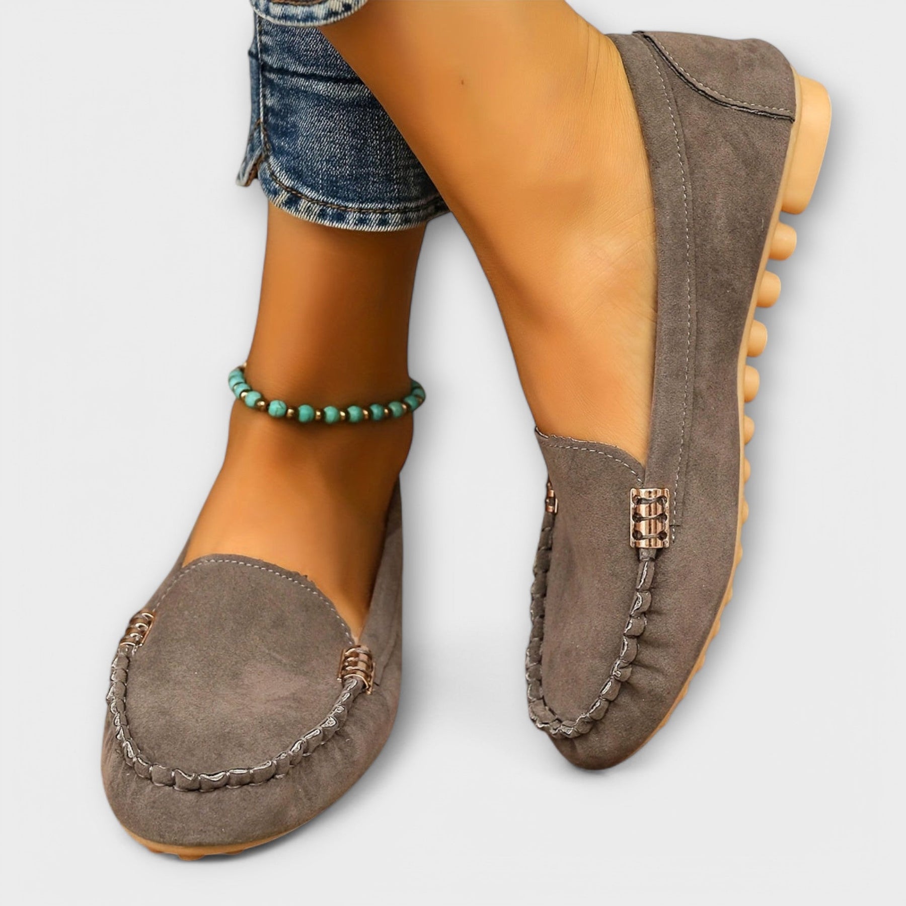 Leichte Damen-Mokassins Sabrina mit Fleece – Ansicht 5