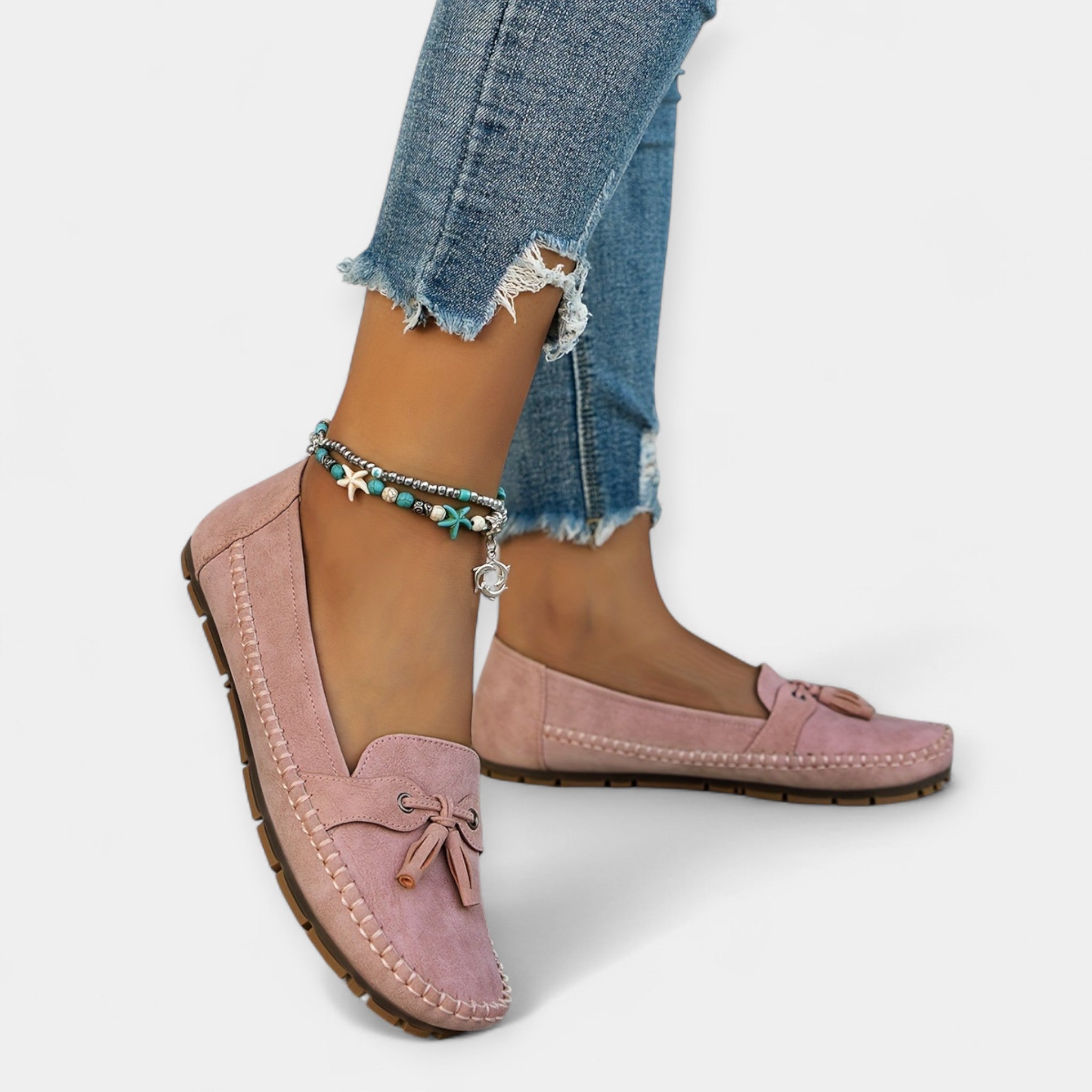 Ballerinas mit Schleife im Stil