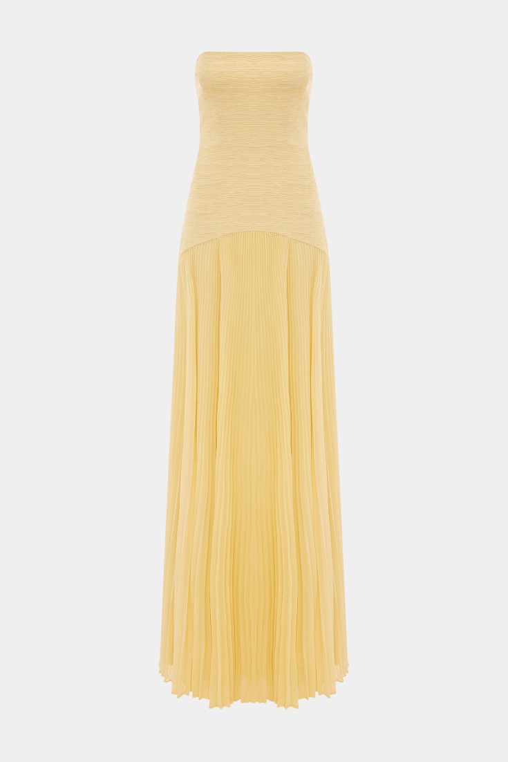 Deia – Maxikleid für Damen aus Mesh mit Glockenärmeln – Ansicht 7