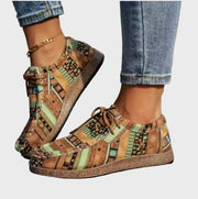 Bunte Boho-Schuhe für Damen mit Patchwork-Muster – Ansicht 4