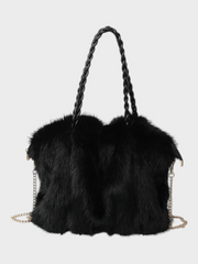 Charlotte – Multifunktionale Samt-Schultertasche für Damen – Ansicht 5
