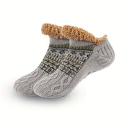 Gestrickte Damen-Hausschuhe Julia mit Fleecefutter – Ansicht 6