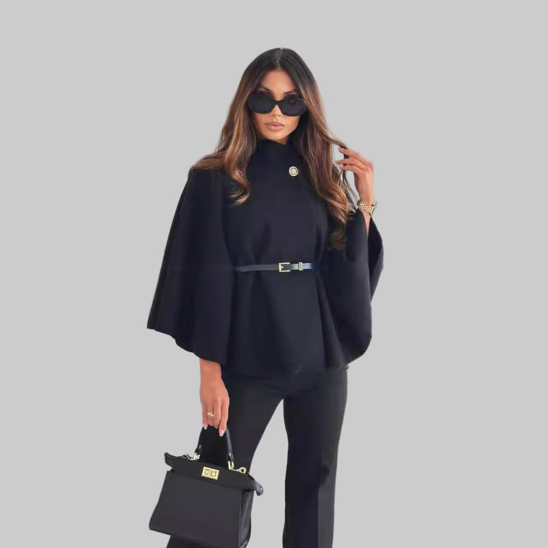 Selviora | Elegante Schmetterlingsjacke mit Gürtel