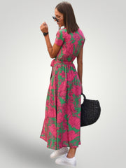 Evi – Florales Wickelkleid für Damen – Ansicht 5