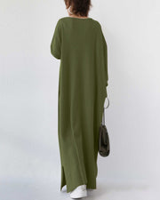 Eudora – Elegantes Maxikleid für Damen mit V-Ausschnitt – Ansicht 5