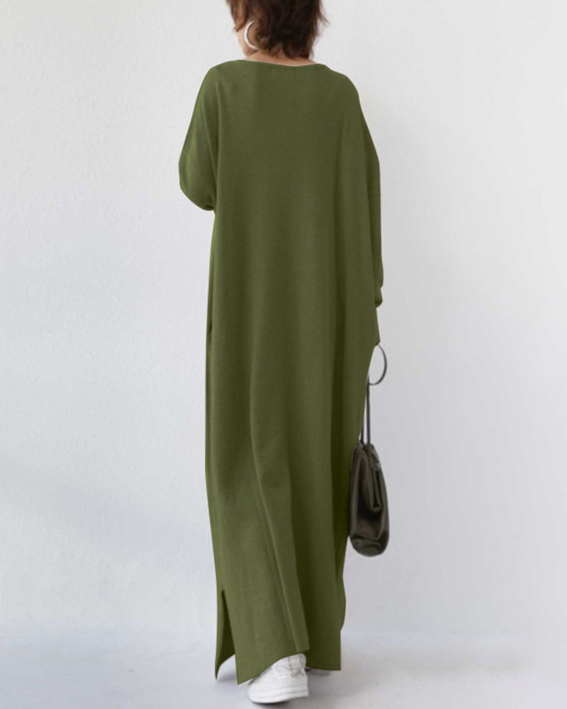 Eudora – Elegantes Maxikleid für Damen mit V-Ausschnitt – Ansicht 5