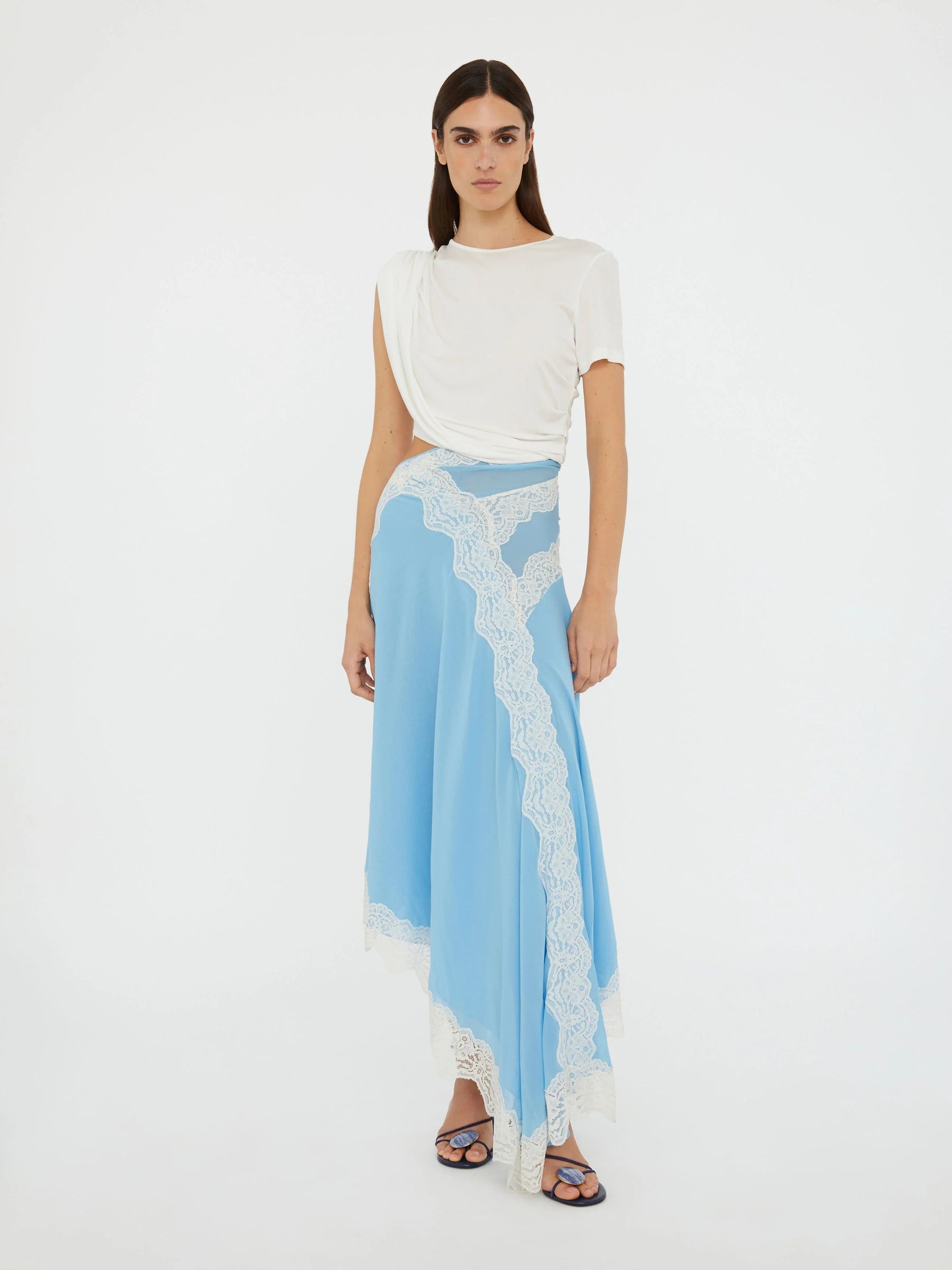 Alice – Midikleid für Damen mit gedrehtem Detail – Ansicht 8