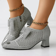 Damen-Pumps Vivienne mit Schleife und Strass – Ansicht 8