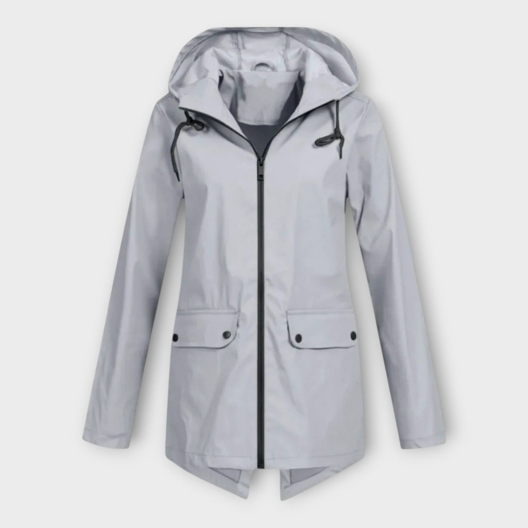 Linda – Stilvolle wasserdichte Damenjacke mit Kapuze – Ansicht 9
