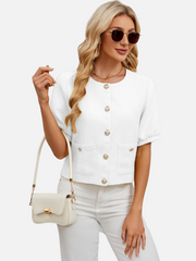 Kurze Tweedjacke für Damen