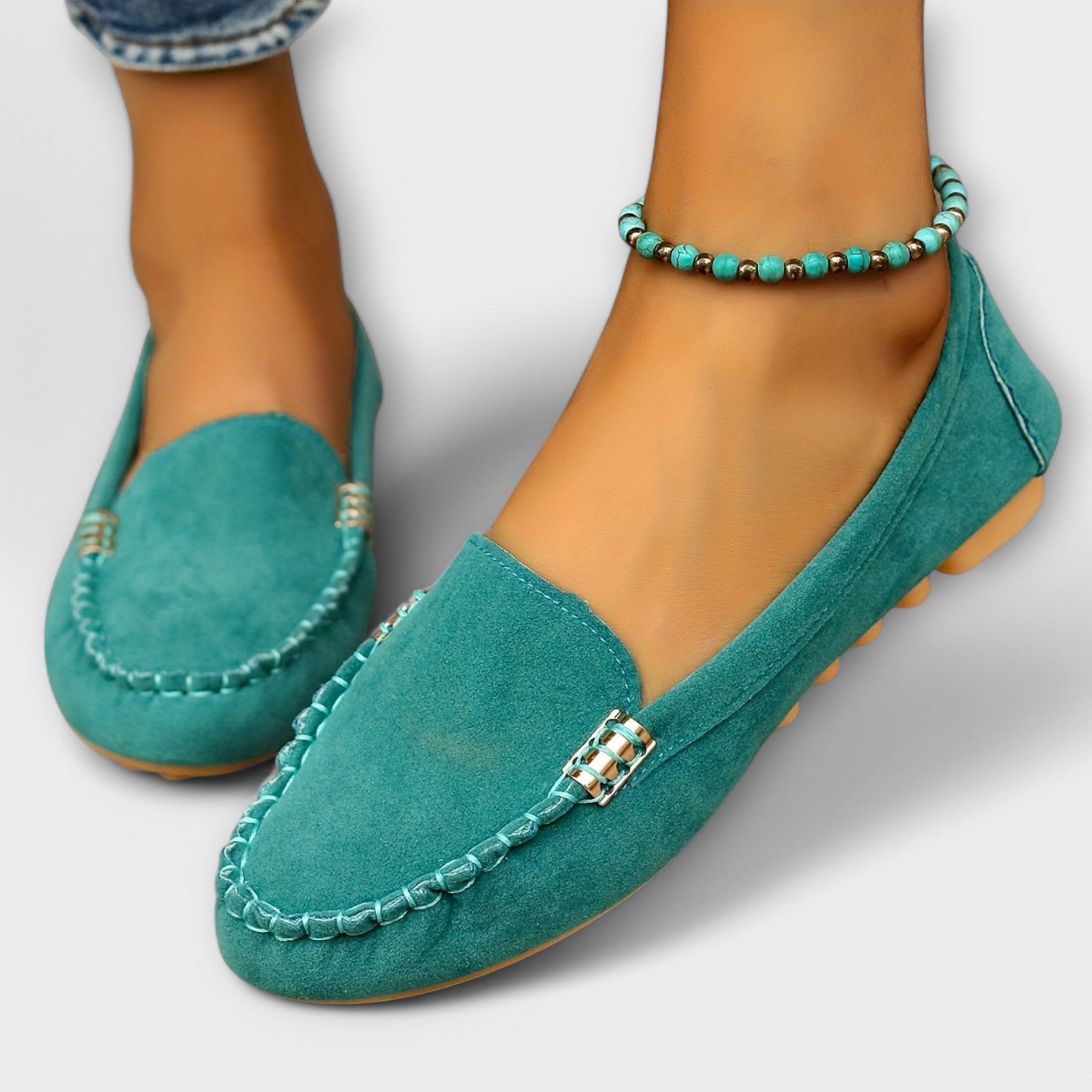 Leichte Damen-Mokassins Sabrina mit Fleece – Ansicht 8