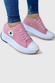 Taya – Chunky Canvas-Sneaker für Damen – Ansicht 10