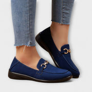 Damen-Loafer aus Flanell