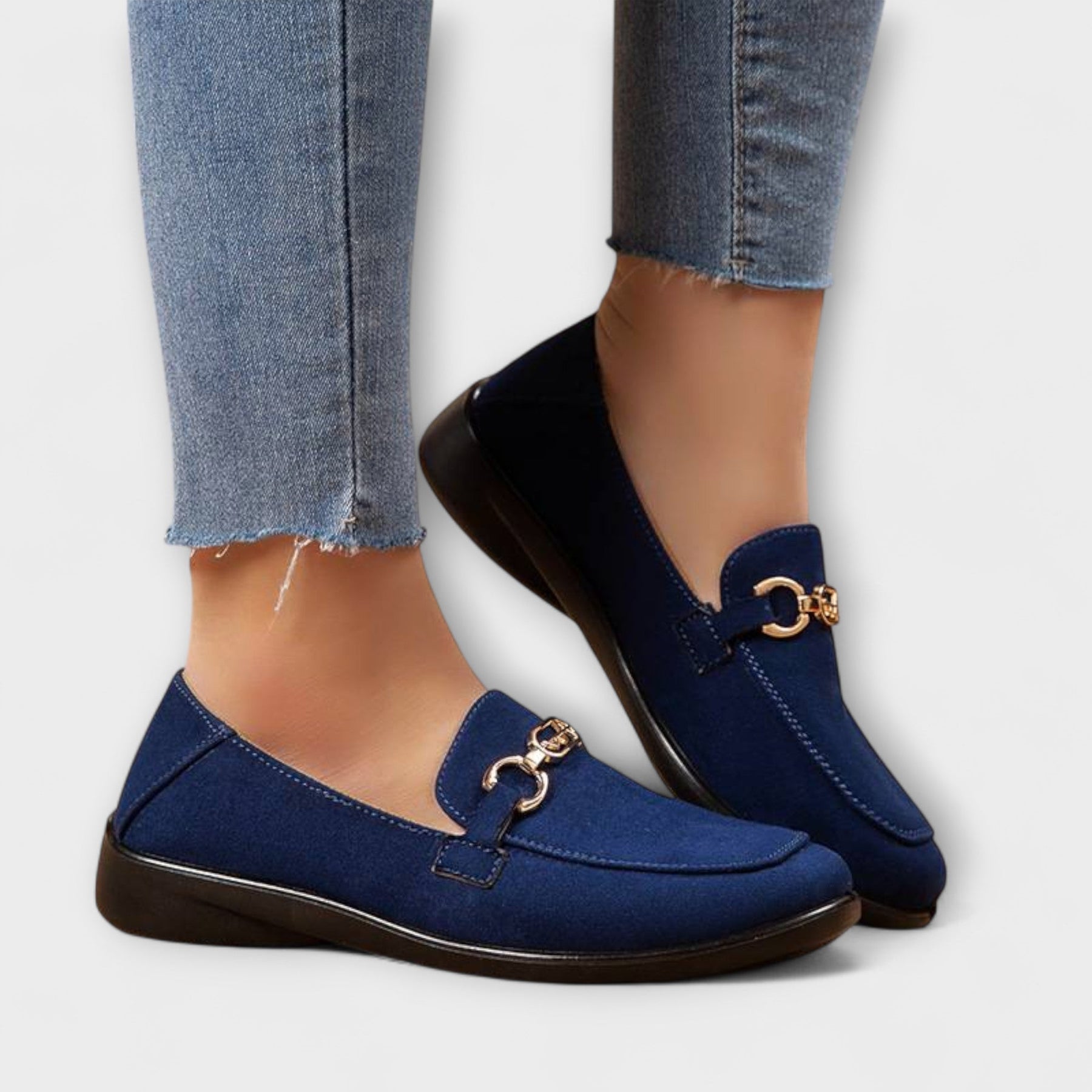 Damen-Loafer aus Flanell