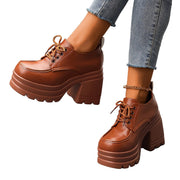 Damen-Oxford-Plateauschuhe Vivienne – Ansicht 2