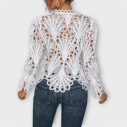 Asymmetrische Damenbluse Savannah – Ansicht 2