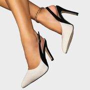Damen-Stiletto-Pumps Dahlienne mit spitzer Zehenpartie – Ansicht 2