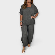 Maria – Damen-Set mit Bluse und lockerer Hose – Ansicht 7