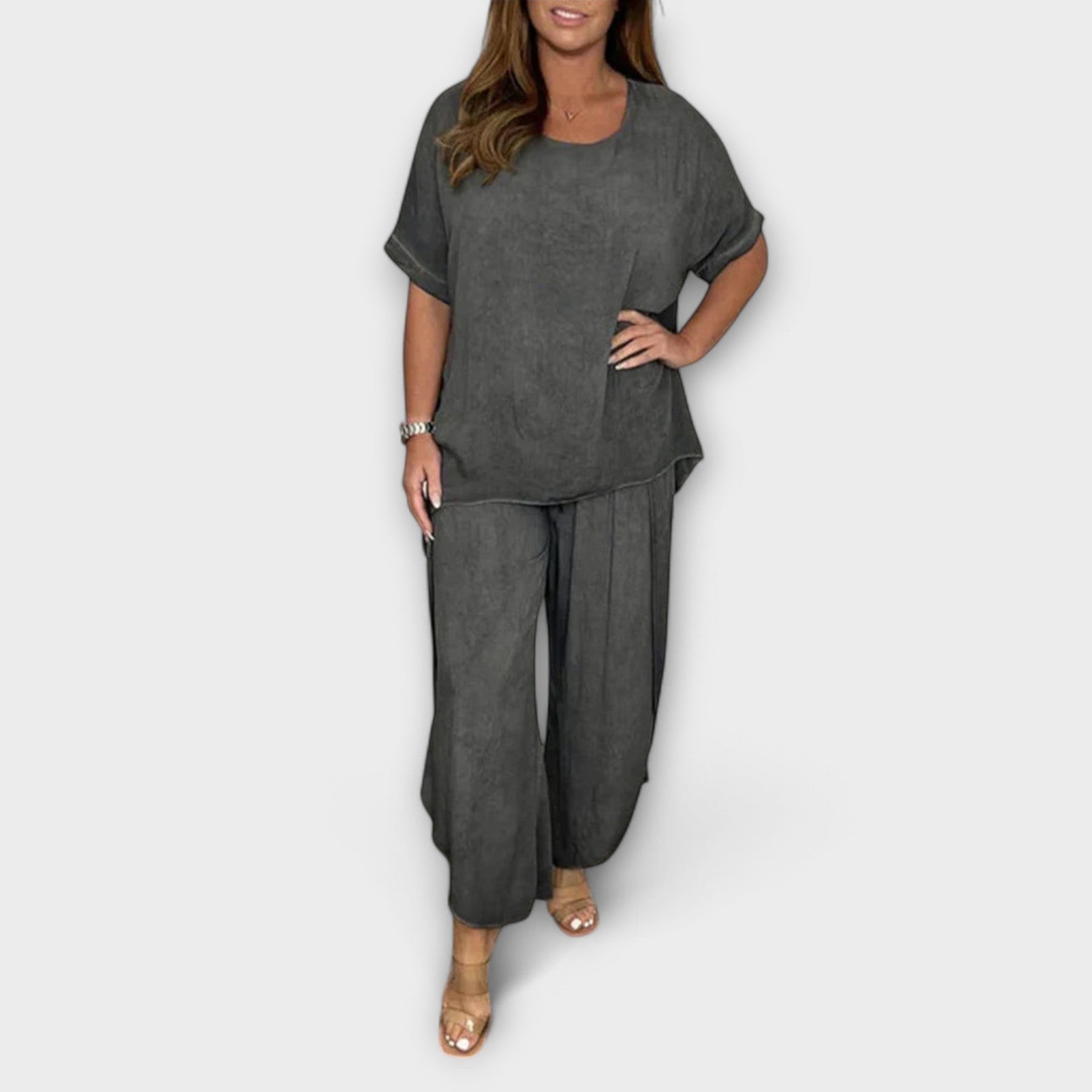 Maria – Damen-Set mit Bluse und lockerer Hose – Ansicht 7