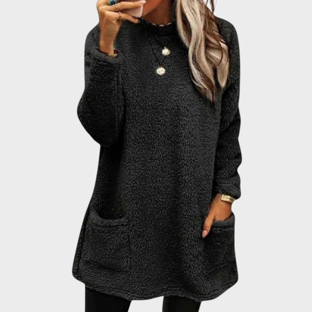 Willa – Bequemer Damenpullover mit Bauchabdeckung – Ansicht 8