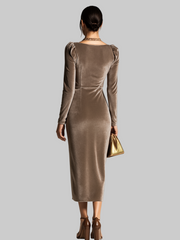 Sylvana – Elegantes Midikleid für Damen – Ansicht 2